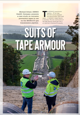 World Pipelines – Suits of tape armour